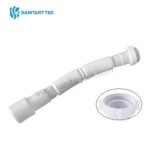 Flexible extensible pipe with plastic nut Ø40/50
