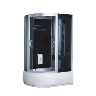Hydromassage shower cabin with tub