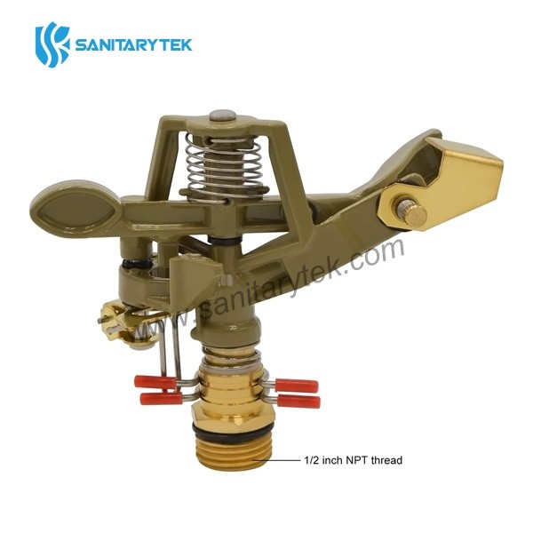 Impact garden sprinkler for home garden, lawn, agriculture