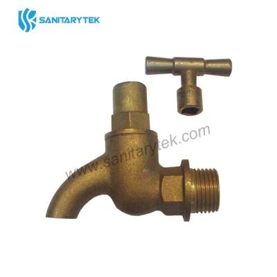 Lockshield Bib tap, with removable key