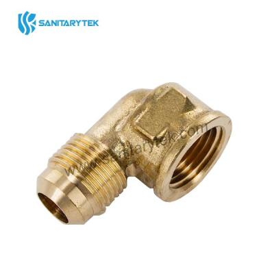 Male Flare x NPT Female Brass 90° Elbow