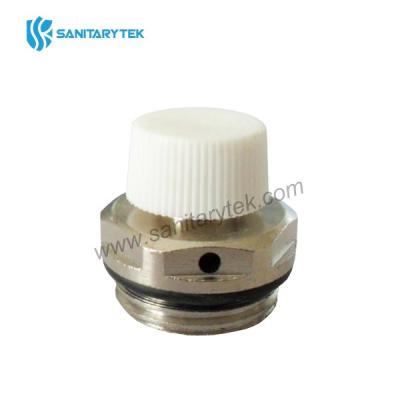 Manual air vent with o-ring