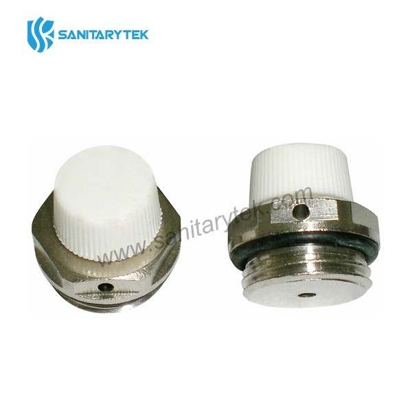 Manual air vent with o-ring