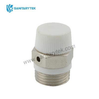 Manual air vent with teflon ring