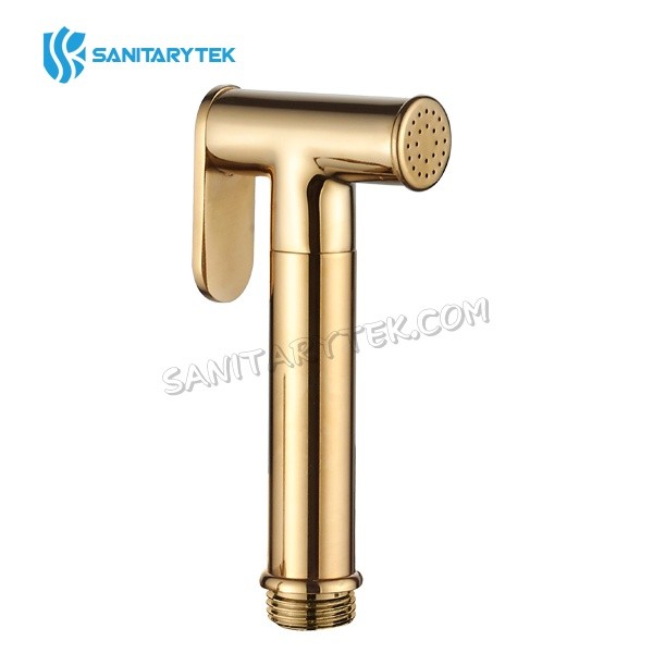 Matte black hand bidet sprayer, self cleaning brass shattaf