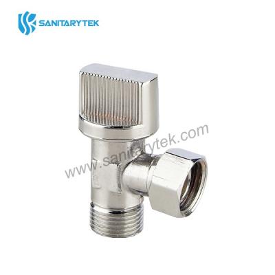 Mini ball angle valve, chrome plated