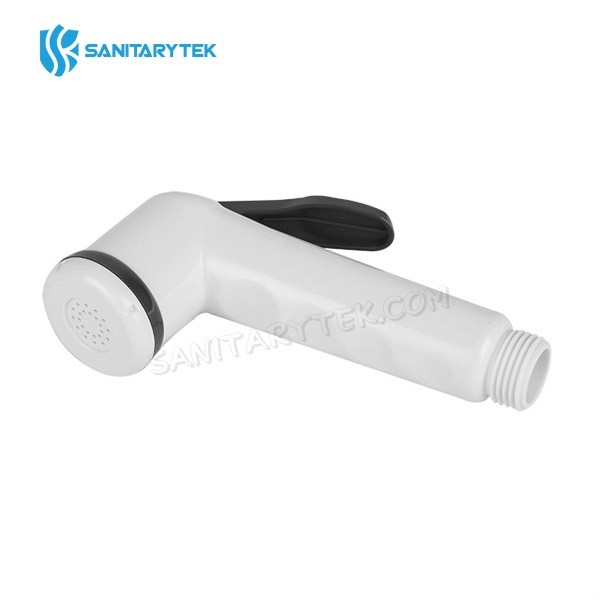 Muslim shattaf bidet sprayer, white/grey