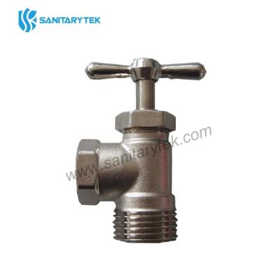 Muti-turn chrome plated washing machine valve