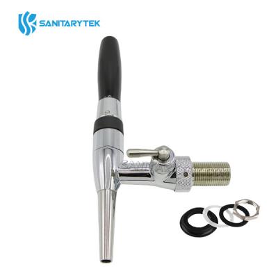Nitro coffee or stout beer tap with compensator