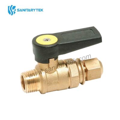 NPT to Flare gas ball valve for copper pipe