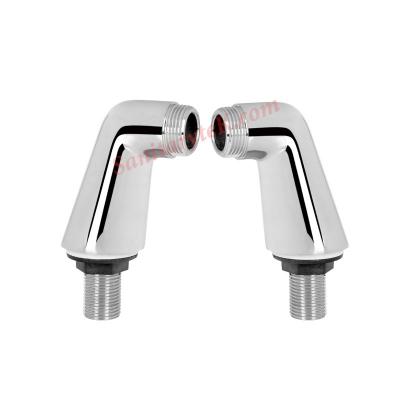 Bath mixer elbow pair