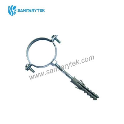 Pipe clamps without rubber profile, with screw