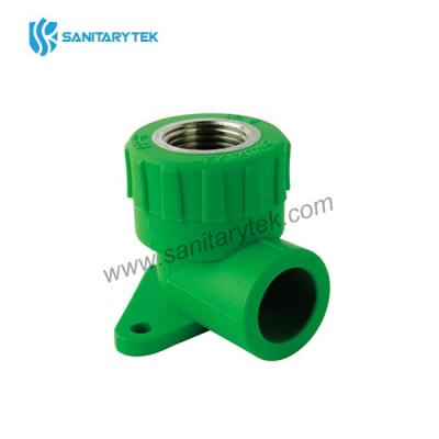 PPR Wall plate elbow female