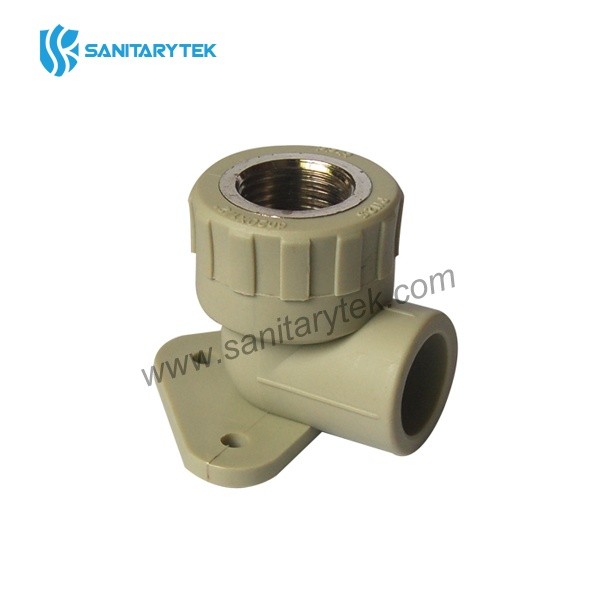 PPR Wall plate elbow female