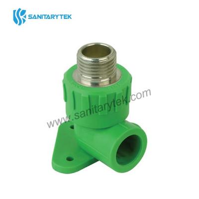 PPR Wallplate elbow male