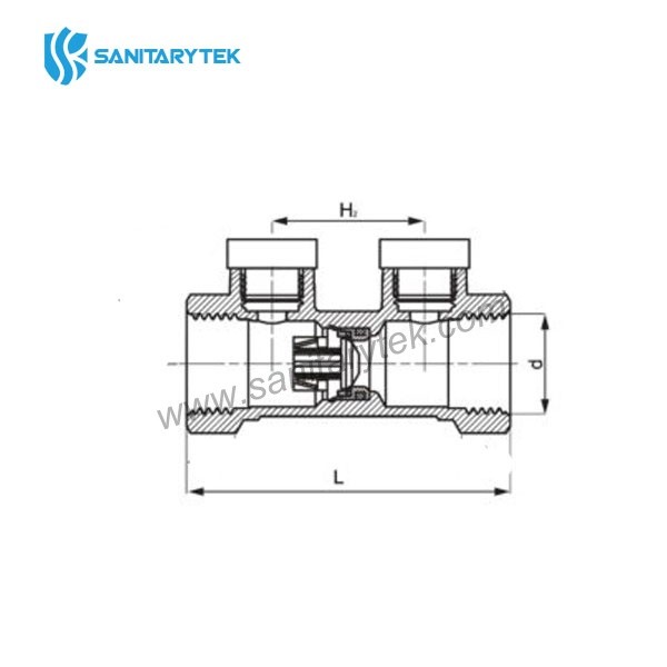 PURE Shot blasted anti-pollution check valve