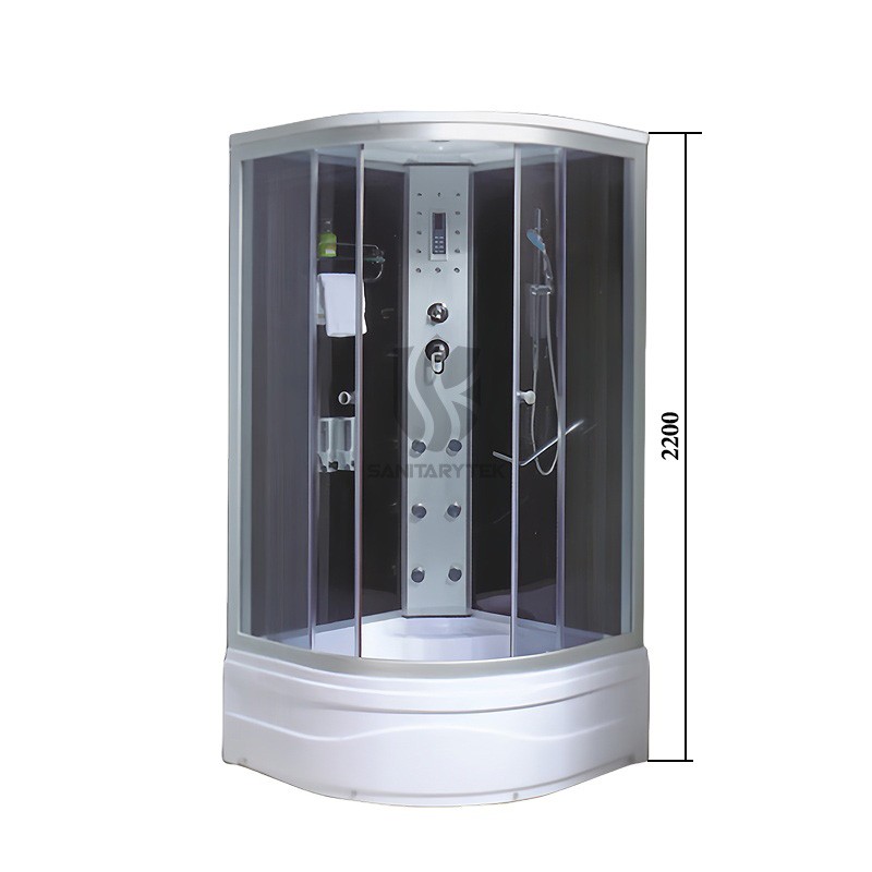 Quadrant steam shower bath cabin