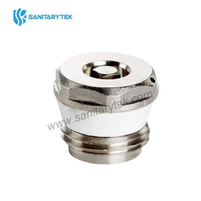 Radiator air vent with silicone-ring square screw
