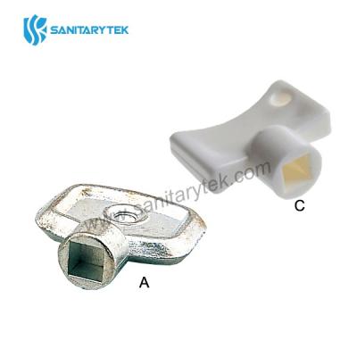 Radiator bleed key for air vent