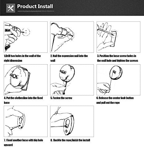 Retractable dryer clothes line - Image 3