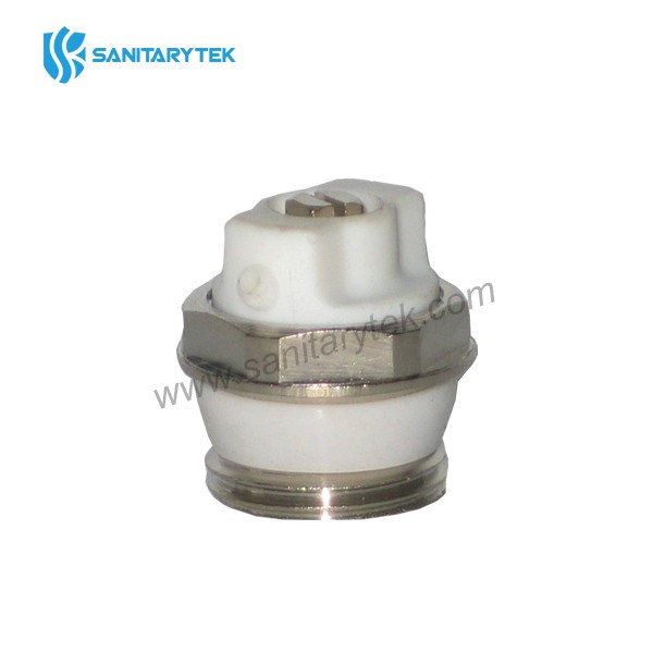 Rotating air-vent valve with silicone-ring for radiator