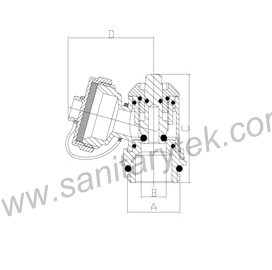 Rotating fill and drain valve