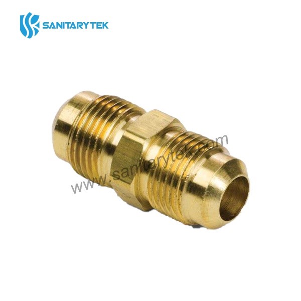 SAE 45° Brass flare union - Image 3