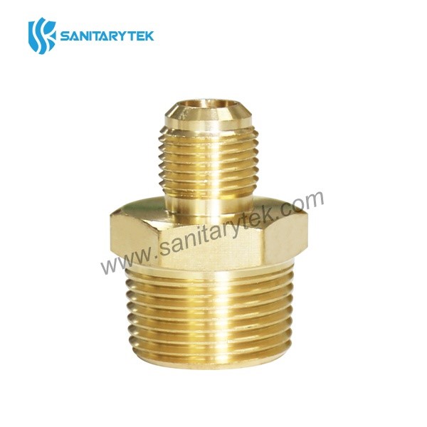 SAE 45 male X NPT male union nipple - Image 2