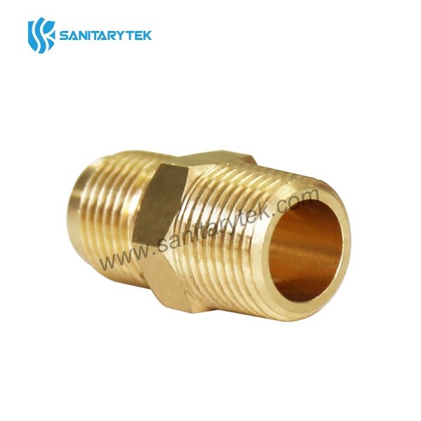 SAE 45 male X NPT male union nipple - Image 3