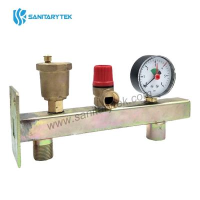 Safety group sets for expansion vessel, galvanized