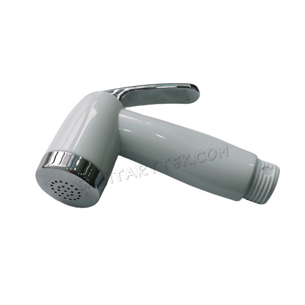 Shark shattaf head, white/chrome