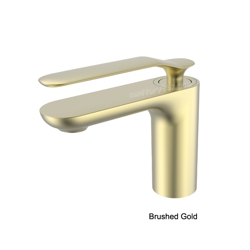 Chrome single handle basin faucet