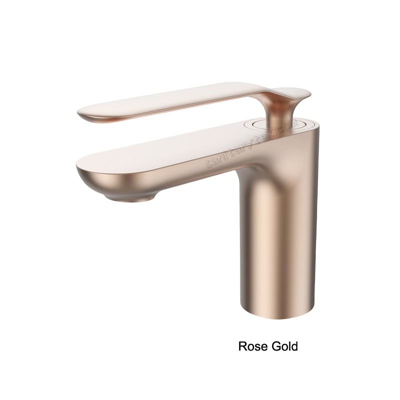 Chrome single handle basin faucet