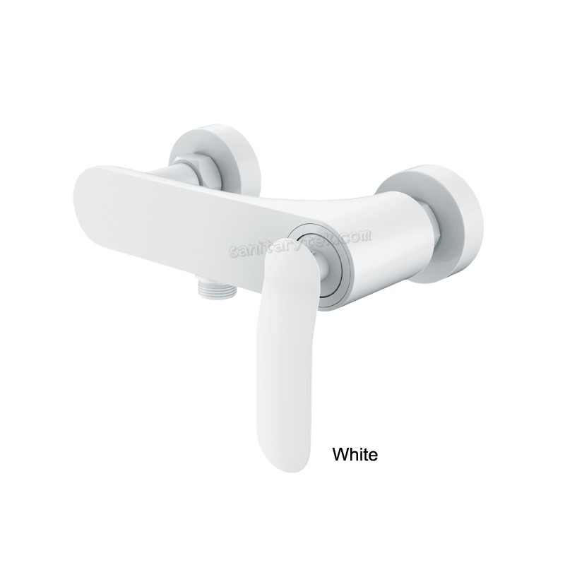 Single handle wall mount shower faucet