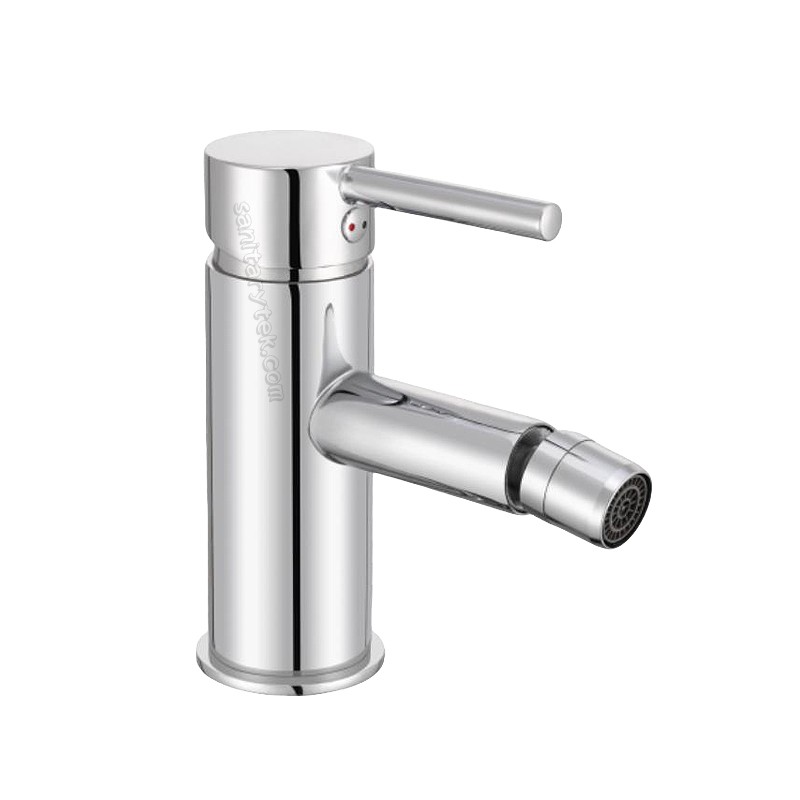 Chrome bidet standing mixer