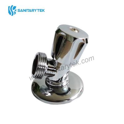 Single washing machine tap chrome-plated brass