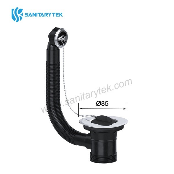 Sink combination waste with overflow