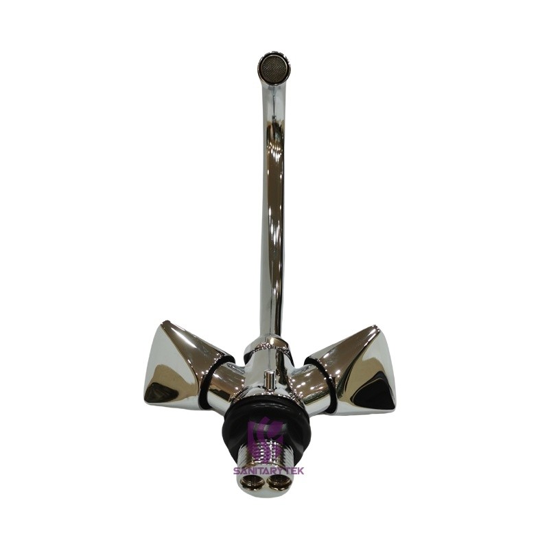 Sink mixer tap with swivel spout - Image 2