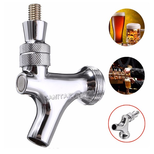 Stainless steel beer faucet tap