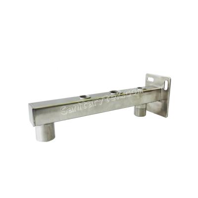 Stainless steel expansion vessel connection group