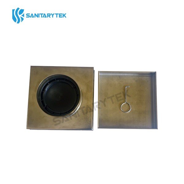 Stainless steel shower drain, tile insert - Image 3