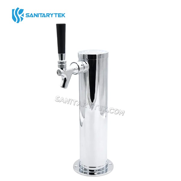 Stainless steel single hole beer dispenser tower - Image 2