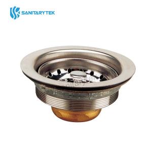 Stainless steel sink strainer & basket 11/2