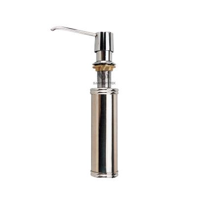 Stainless steel soap dispenser for kitchen sink