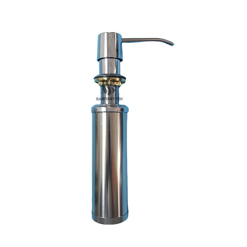 Stainless steel soap dispenser for kitchen sink