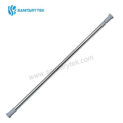 Stainless steel telescopic shower curtain rod