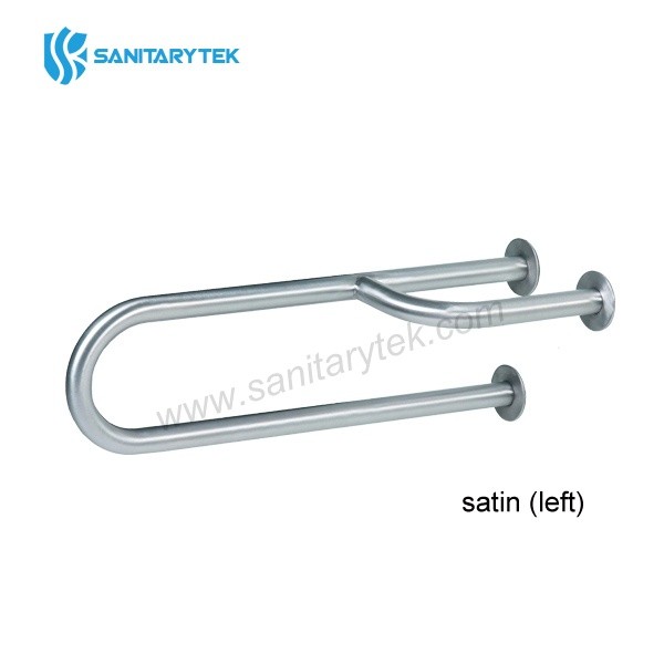 Wall mounted grab bar, stainless steel - Image 2