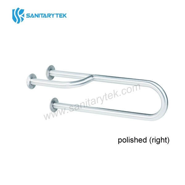 Wall mounted grab bar, stainless steel - Image 4