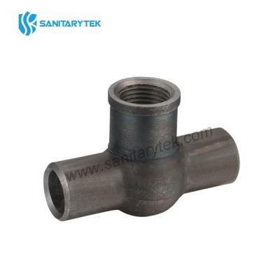 Steel tee for radiator