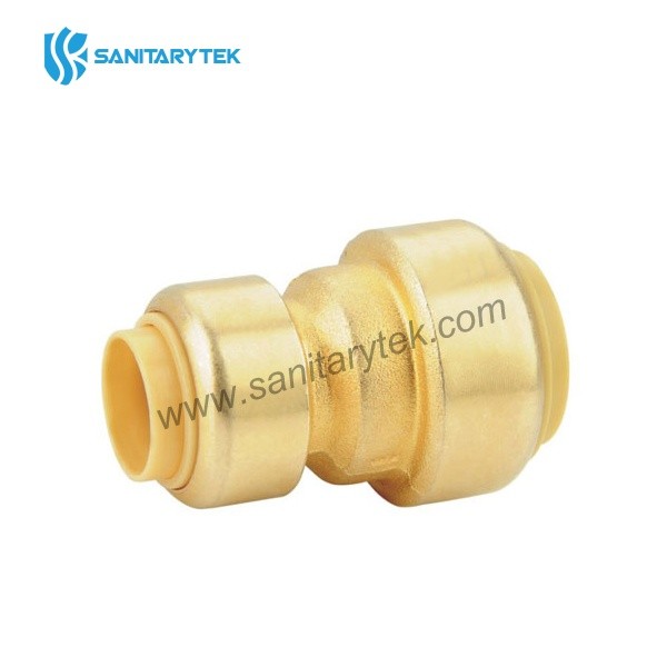 Straight coupler push fit fitting